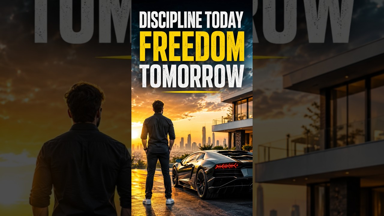 🔥 Discipline Today. Freedom Tomorrow. 💯 | Stay Hard, Stay Focused #Shorts#viral #trending
