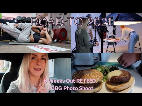 ROAD TO 2021 | RE FEED BURGER + PHOTOSHOOT AT 6 WEEKS OUT | Getting Shredded For PCA Figure