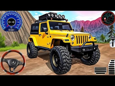MUD Thar Mountain 4x4 Jeep Drive - Offroad Car Driving SUV Simulator - Android GamePlay