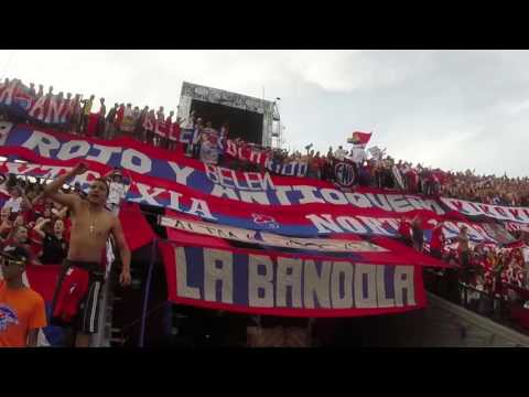 "FIESTA ROJA, silencio verde  / nacional vs MEDELLÃN / Liga I 2016" Barra: Rexixtenxia Norte • Club: Independiente Medellín