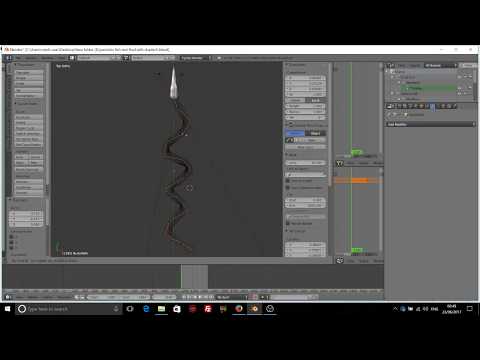 Animate fish or snake by using curve modifier in Blender