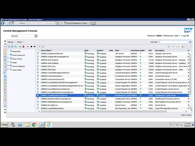 Sap Object Key Understanding the Key Servers in SAP Business Objects Administration ...