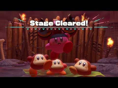 Kirby and the Forgotten Land Enter the Fiery Forbidden Lands 100% Clear