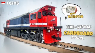 Download lagu How to Make EMD GT38Ac Locomotive (CC205) with Cardboard mp3