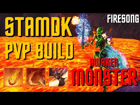 1vX Mutant 🐉 Stamina Dragonknight PVP Build - ESO Firesong