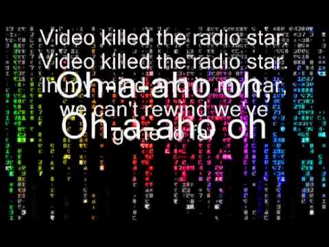 the buggles- video killed the radio star lyrics
