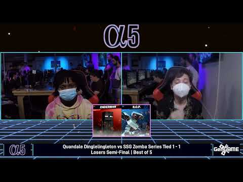 Zomba (R.O.B.) vs Quandale Dinglelingleton (Steve) | Alpha 5 Losers Semi-Final