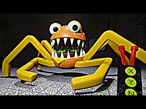 Garten of Banban 4 - MR BURGER Meeting - Boss Fight + Jumpscare + Secret Room (Gameplay#3)