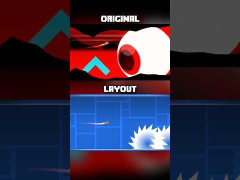 iSpyWithMyLittleEye Boss: Original vs Layout | Geometry Dash 2.2 #shorts