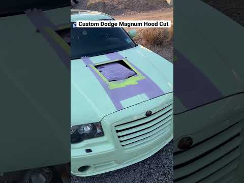 Custom Dodge Magnum Hood Vents #automobile #dodgemagnum #car #custom #fabrication