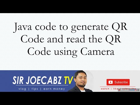 Java Code To Generate Qr Code And Read Qr Code Using Camera
