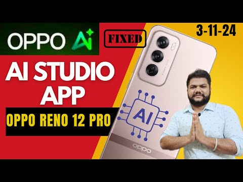 How to Reinstall Ai Studio App In Oppo Reno 12 & Oppo Reno 12 Pro 5G | How to Restore Oppo Ai Studio