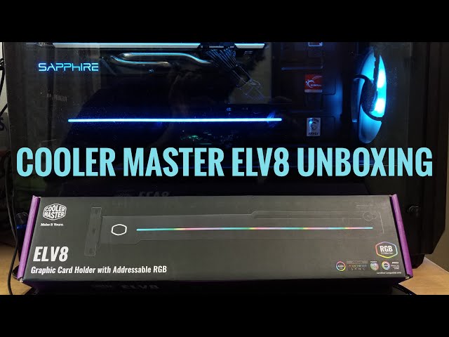 Giá Đỡ VGA Cooler Master EL V8 Graphic Card Holder with Addressable RGB