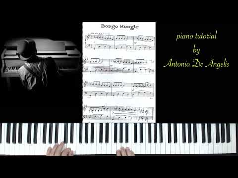 W. Schaum - Bongo boogie - piano tutorial by Antonio De Angelis