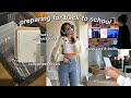 PREPARING FOR BACK TO SCHOOL Shopping For ESSENTIALS Whats In My College Backpack Study Tips