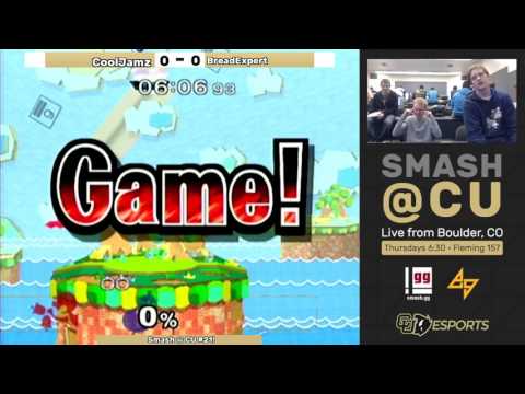 Smash @ CU #21: CoolJamz vs. BreadExpert