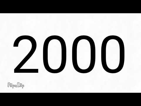 Numbers 1 to 2000