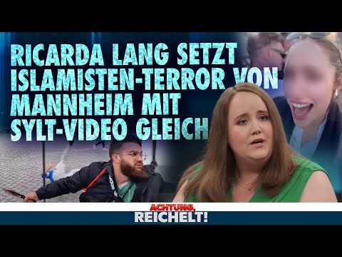 Lang will Sylt-Sänger und Islamisten "gleichermaßen bekämpfen | Achtung, Reichelt! vom 03.06.2024