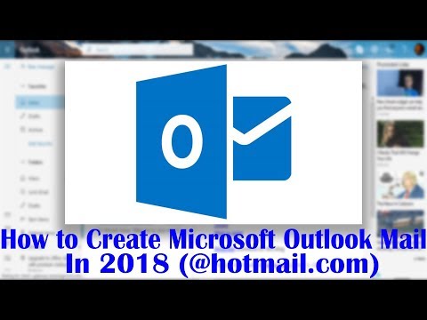 How to create microsoft outlook mail account 2018 (@hotmail com)