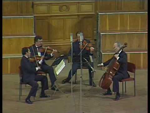 Borodin Quartet play Barber, Schubert, Debussy, Wolf, Gershwin, Shostakovich - video 1987