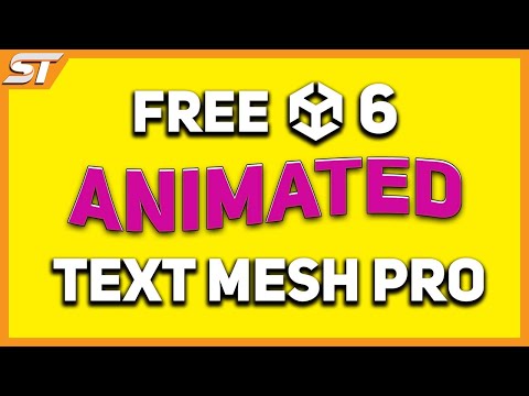 FREE ANIMATED TextMeshPro in Unity 6 (Tutorial 2025)
