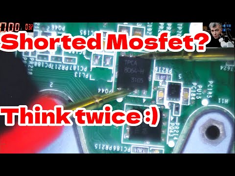 The Most Common Mistake in Laptop Repairs The shorted mosfet myth - Testing mosfets
