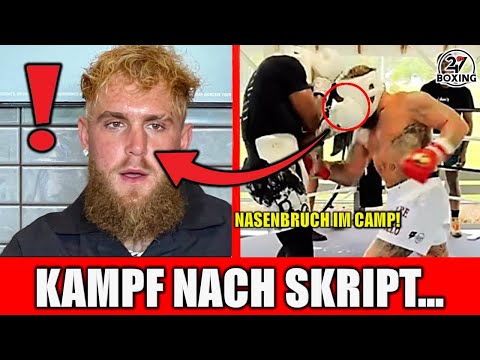 GEBROCHENE NASE bei JAKE PAUL!  Gerüchte um ein SKRIPT zum KAMPF gegen AJ 247 Boxing