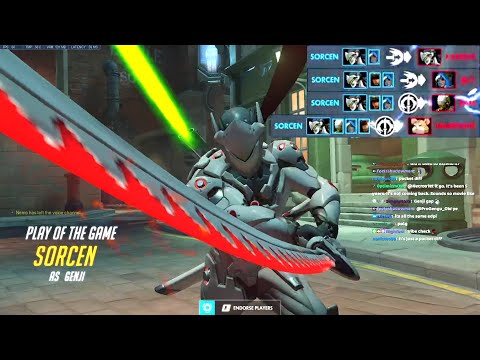 Necros Nano Genji God - POTG! [ Overwatch Season 36 Top 500 ]
