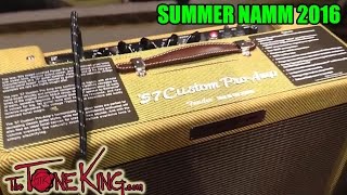 Video thumbnail for DEMO of Fender 57 CUSTOM SERIES Amplifiers - Summer NAMM 2016 by The Tone King