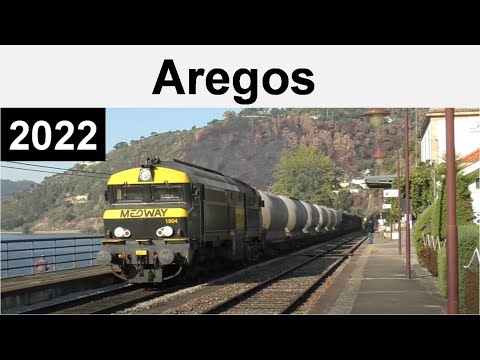 Estação de Aregos - Linha do Douro - Comboios de Portugal & MEDWAY Trains