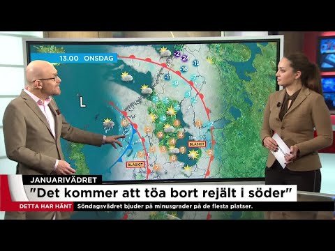 Nu drar värmen in – flera plusgrader väntas i söder - Nyheterna (TV4)