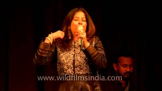 Rekha Bhardwaj sings &#39;Sasural Genda Phool&#39; at Mussoorie Writers&#39; Festival