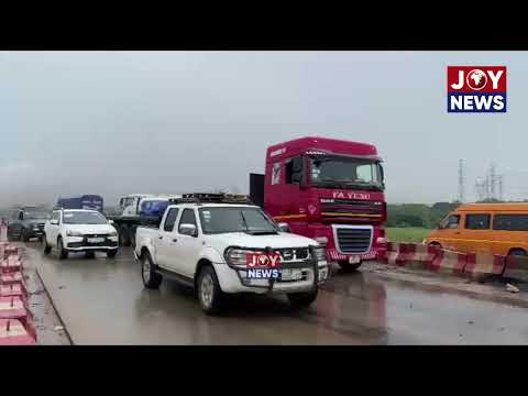 Accra–Tema Motorway accident: Traffic eases on the Accra–Tema Motorway following earlier accident.