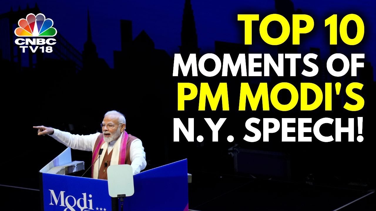 PM Narendra Modi Delivered A Historic Speech To The Indian Diaspora In The US | N18G | CNBC TV18