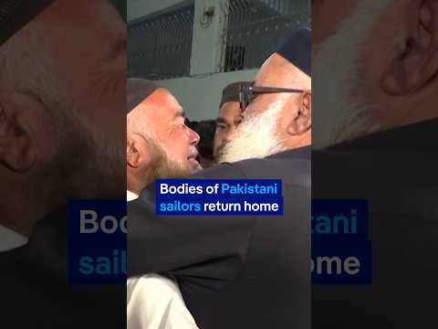 Bodies of Pakistani sailors killed by Somali pirates return home | DW News