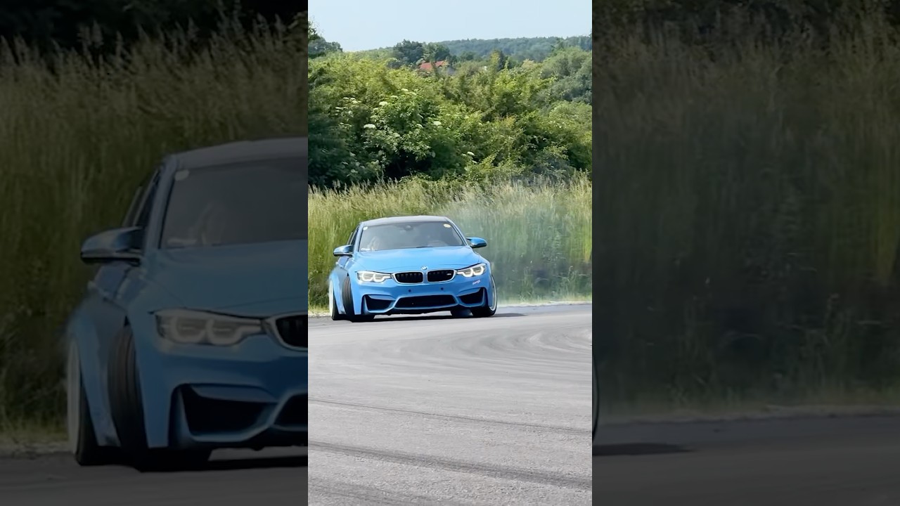 Letting my GF drift my F80 M3! #girl #drift #bmw