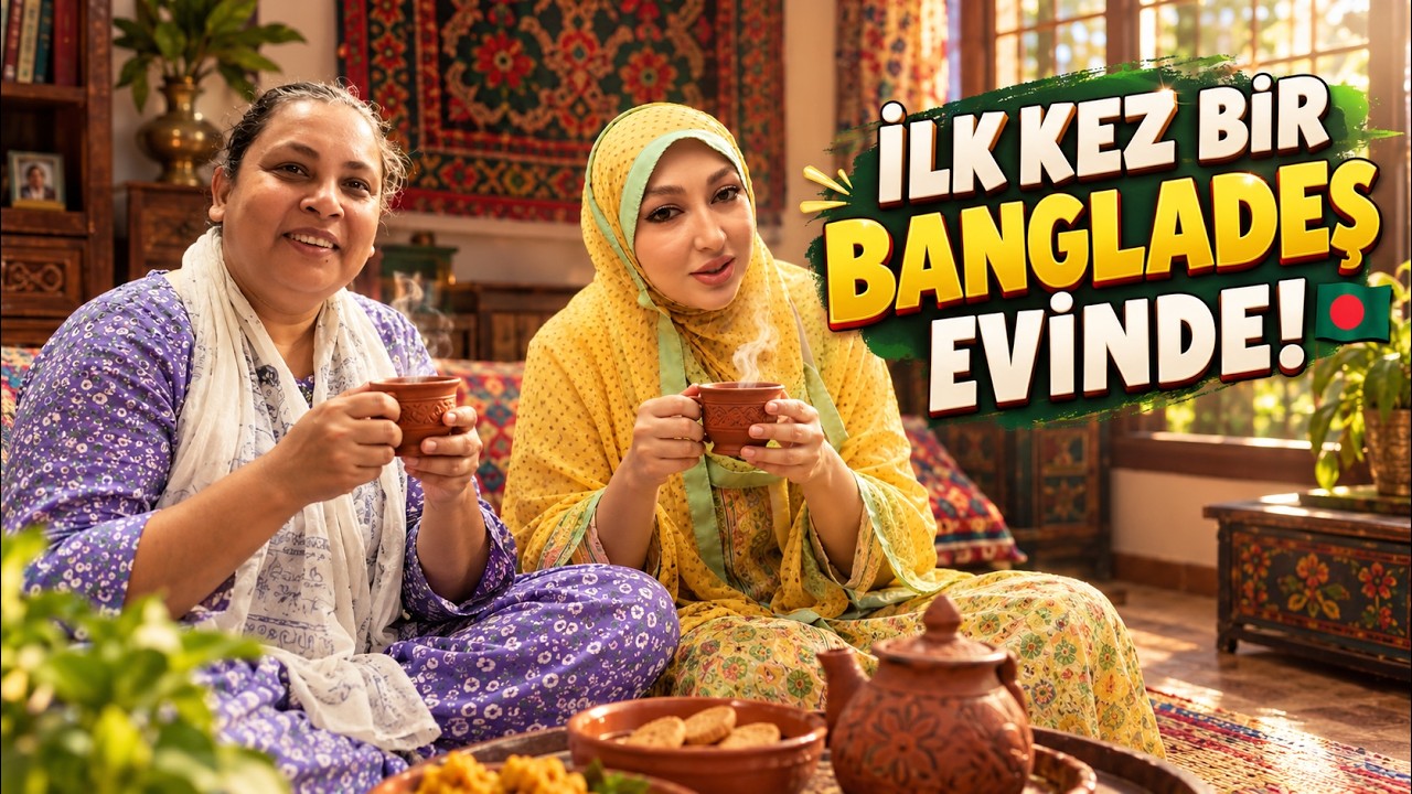 🇧🇩Bangladeşli Bir Kadının Evine Misafir Oldum!Bangal Kültürü Hakkında Konuştuk🇧🇩