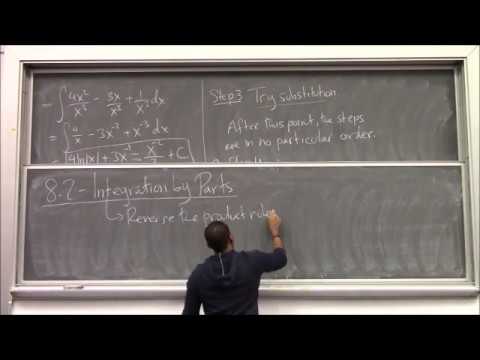 Math 212 GH Lecture 1 - Integration by Parts & Tabular Integration (after examples from last class)