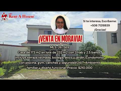 Venta Moravia: Casa de Diseño Funcional en Condominio Altívar