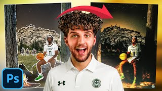 Creating a Dramatic Rivalry Sports Graphic | Photoshop