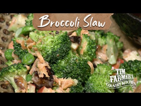 BROCCOLI SLAW | w/ Carrots, Apples, Figs and MORE!