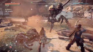 PS4 PRO初使用。テスト配信 /Horizon Zero Dawn / NO VOICE /
