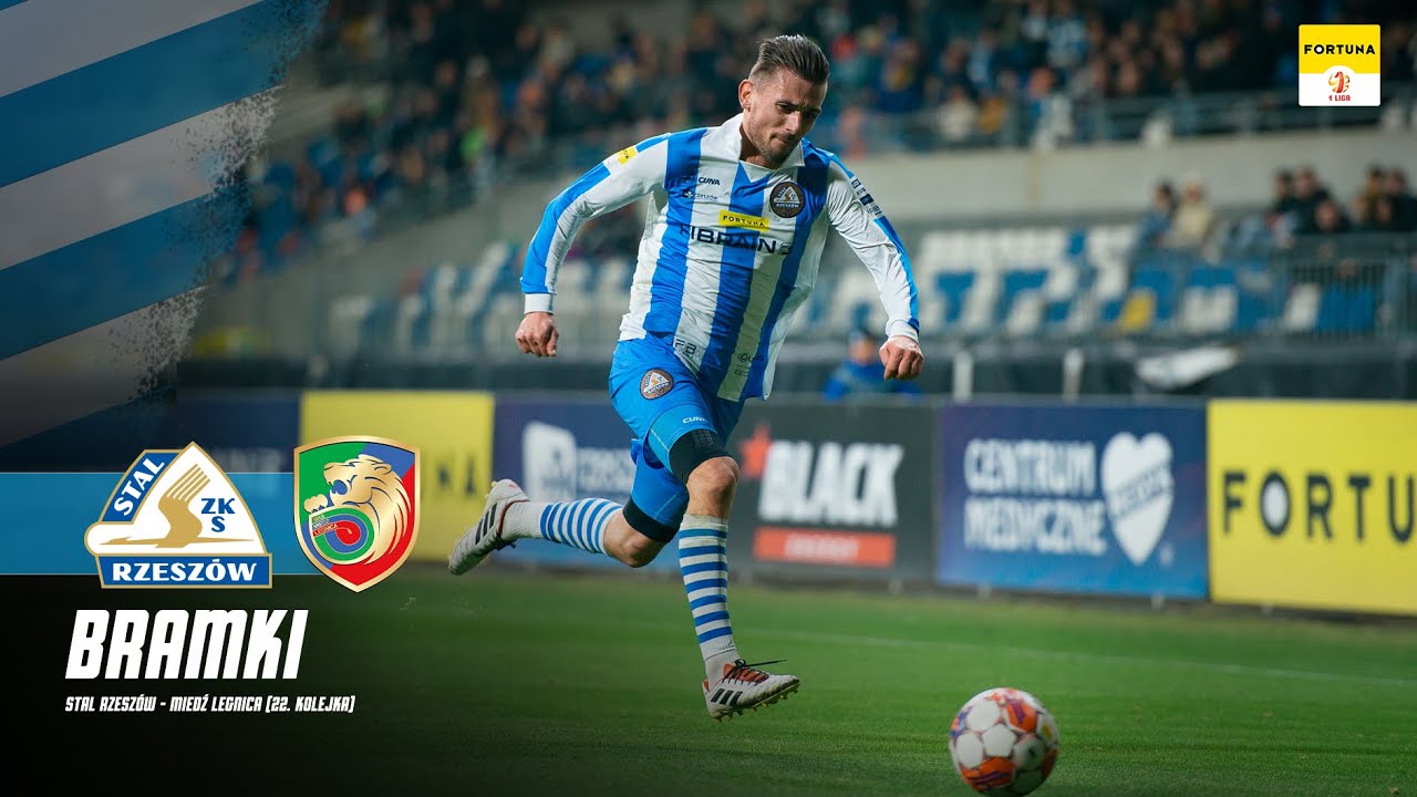 WIDEO: Stal Rzeszów - Miedź Legnica 1-3 [BRAMKI]