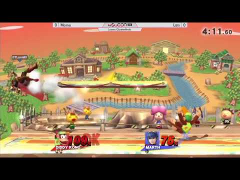 WSUCon XV Smash 4 - Momo (Diddy Kong) vs. Lars (Marth)