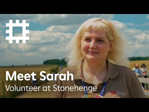 認識志願者莎拉：分享她對巨石柱的熱情 (Meet volunteer Sarah: sharing her passion for Stonehenge)