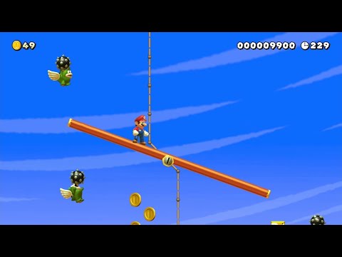 Super Mario Maker 2 - Spikeball Slopes by Kawakite10 - No Commentary