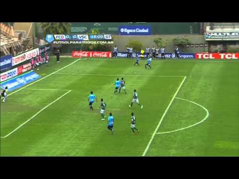 Ocasión de Renso Pérez. Ferro 0 San Carlos. Fecha 7. Torneo Primera B Nacional. FPT