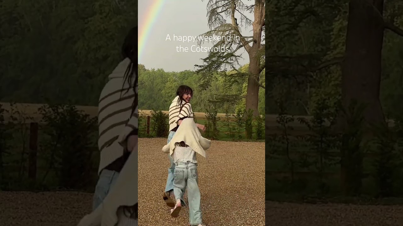 A weekend in the Cotswolds with the family ♥️ plus rolling hills, cozy pubs, & a double rainbow!