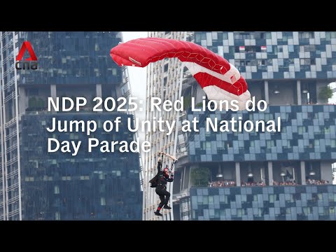 NDP 2025: Red Lions' Jump of Unity at National Day Parade