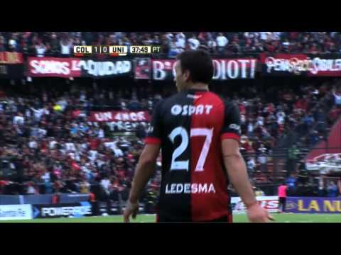 Le anularon el gol a Ledesma. Colón 0 - Unión 0. Fecha 8. Primera División 2016.